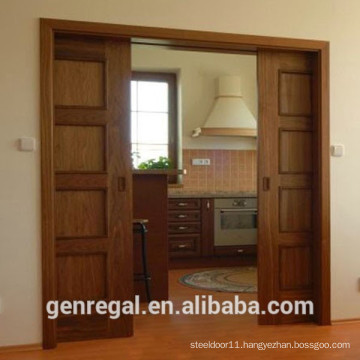 Natural interior sliding door